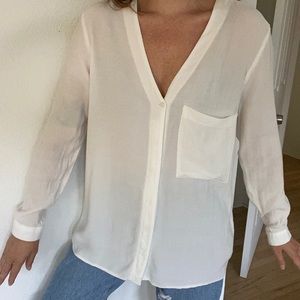 Top Shop White Blouse